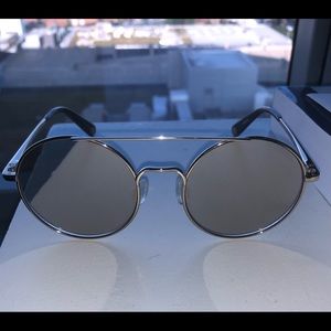 Round Gold Henri Bendel Sunglasses
